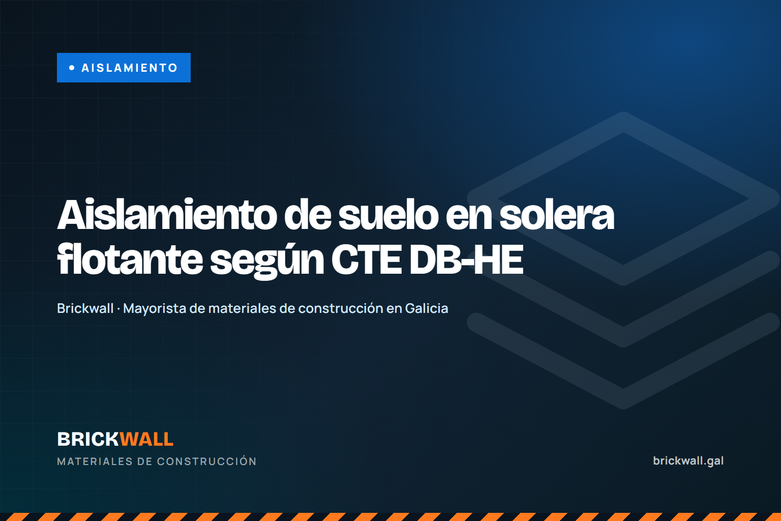 Aislamiento de suelo en solera flotante según CTE DB-HE: requisitos y soluciones para obra nueva en Galicia