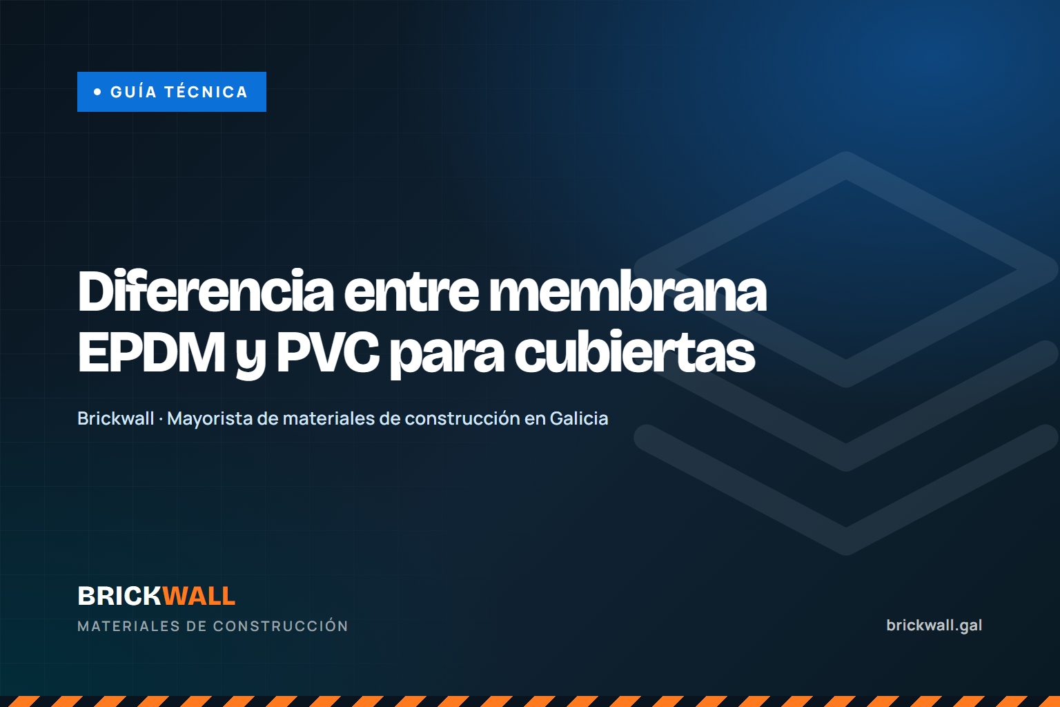 Diferencia entre membrana EPDM y PVC para cubiertas: guía técnica para elegir bien