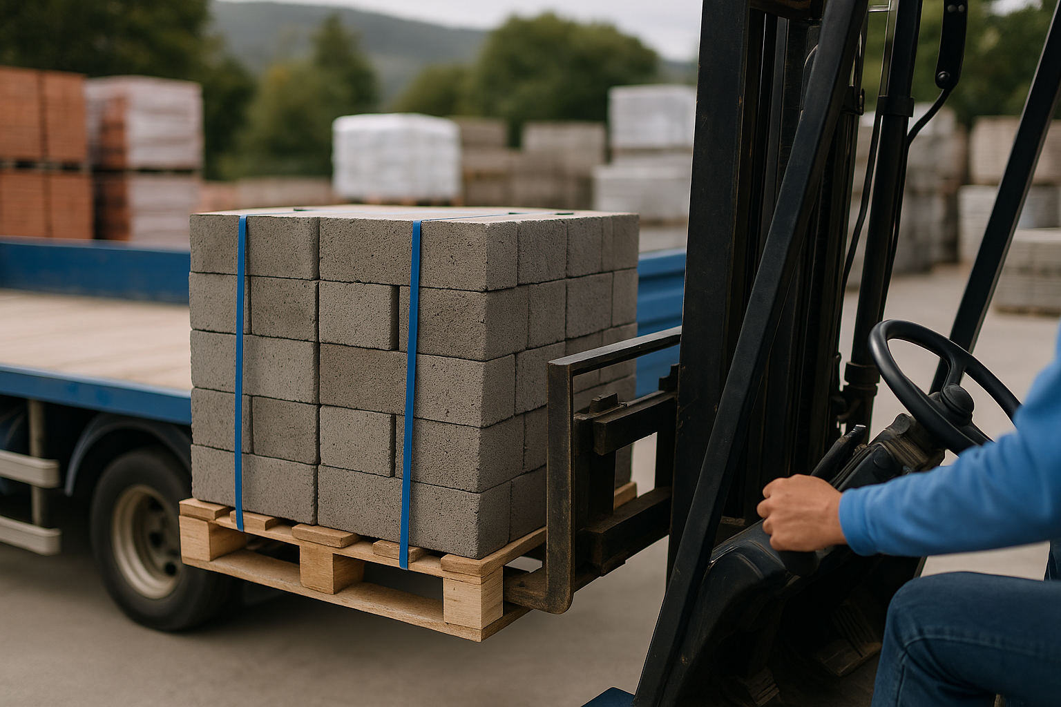 Entrega de materiales para obra en Galicia: lo que exige una logística fiable