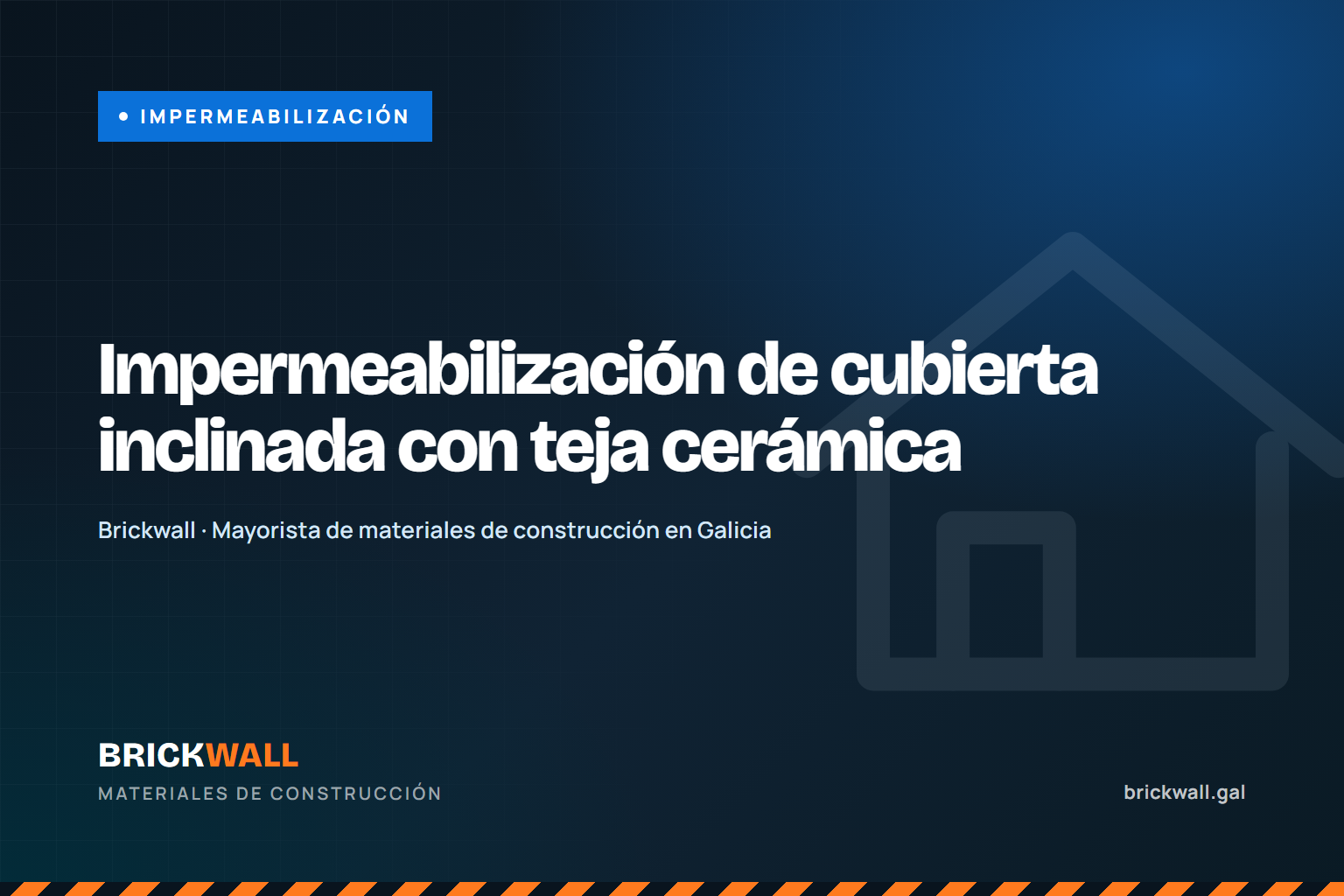 Impermeabilización de cubierta inclinada con teja cerámica: soluciones para clima húmedo