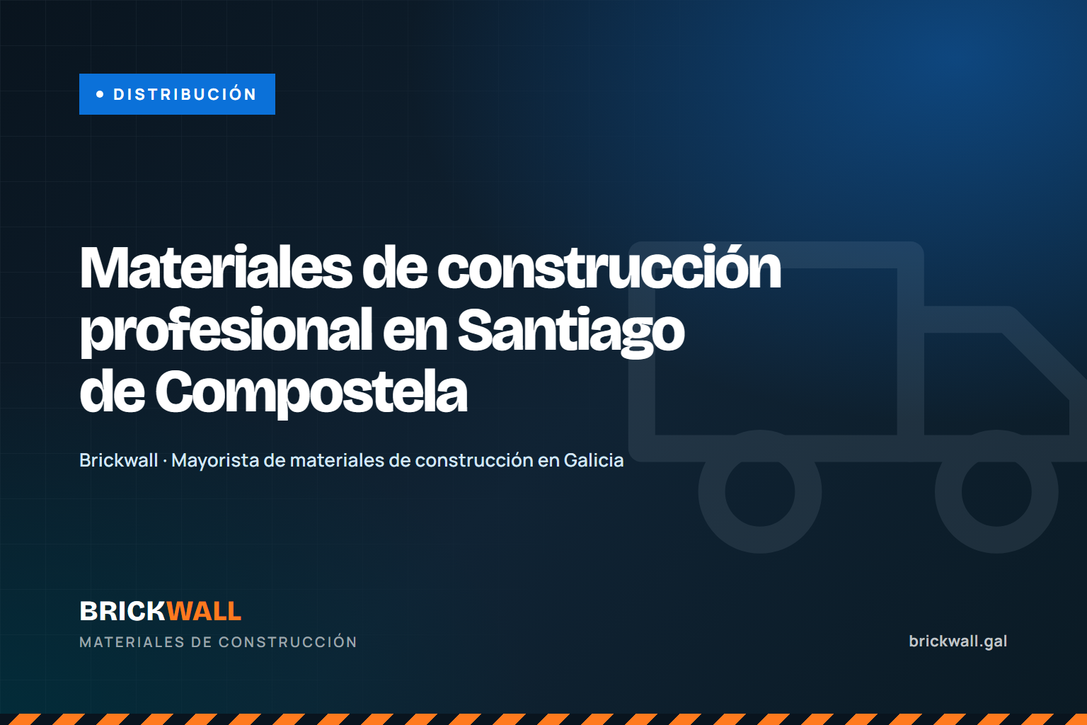 Materiales de construcción profesional en Santiago de Compostela: suministro técnico a ritmo de obra