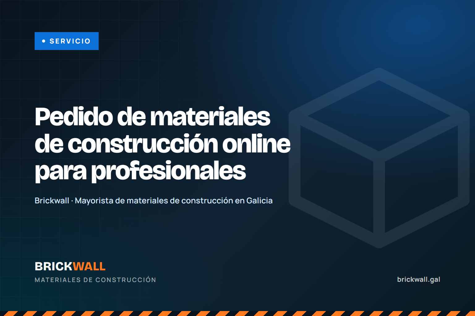 Pedido de materiales de construcción online para profesionales: qué esperar y cómo funciona